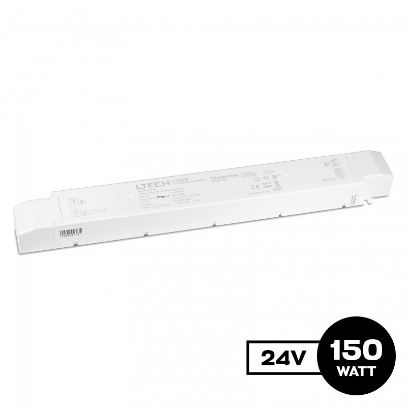 Alimentatore 150W 24V Dimmerabile Push, 0-10V - LTech LM-150-24-G1A2 Alimentatore 150W 24V Dimmerabile Push, 0-10V - LTech LM-150-24-G1A2