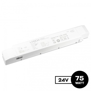 Power supply 75W 24V Dimmable PUSH, DALI - LTech LM-75-24-G1D2