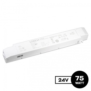 Alimentatore 75W 24V Dimmerabile PUSH, TRIAC - LTech