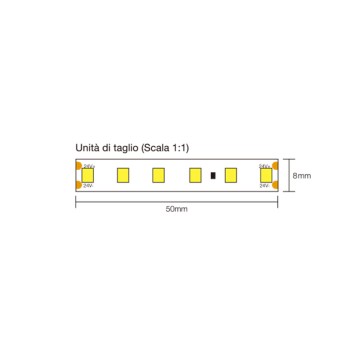 Buy Led Strip 72W 8000lm 24V IP67 PCB 10mm 600 EN