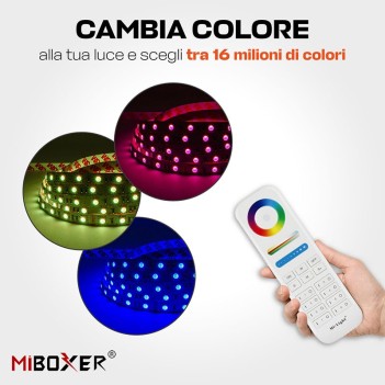 MiBoxer Mi Light FUT037S+ Receiver 3 in 1 for 12/24V RGB/RGB+W/RGB+CCT Led Strip