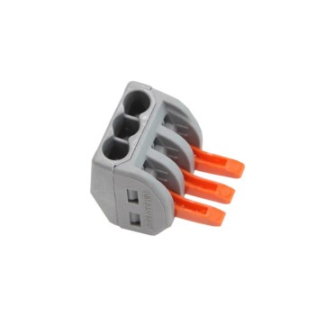 Electrical clamp with 3-way quick connector in parallel 32A