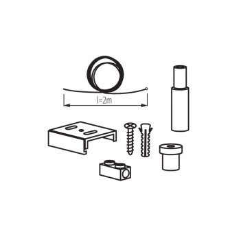 Binario Trifase - Set 2x Kit Sospensione per Binario