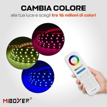 MiBoxer Mi Light FUT037W+ WIFI+RF Receiver for RGB/RGB+W/RGB+CCT Led Strip 12/24V