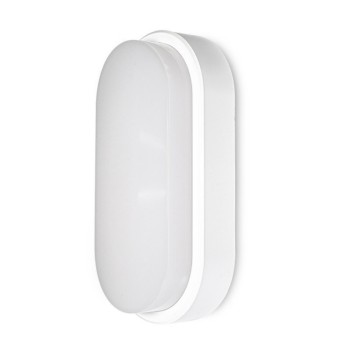 White Oval Led Ceiling Light 15W 1080lm Waterproof IP54
