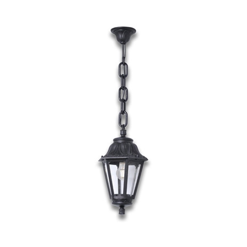Suspension lamp with E27 socket Mary series 220V IP55 - Black for outdoor use