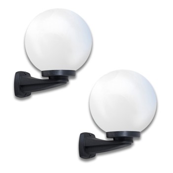 2x Wall sconce with E27 socket G250 series 33cm 220V IP55 -