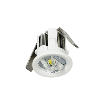 Recessed emergency spotlight 8W 170lm IP20 built-in battery 3 hours SE+SA