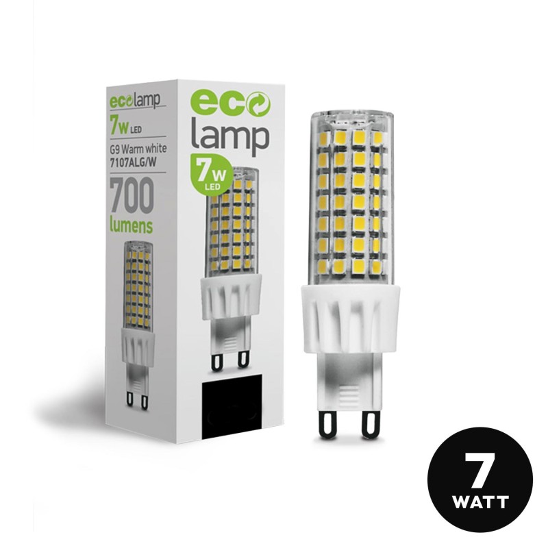 KING LED  Lampadina Led attacco G9 7W 700lm luce calda o naturale