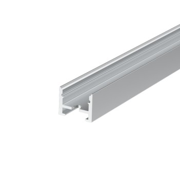 Aluminum Profile with Magnet L348 for Led Strip - Anodized 2mt - Complete Kit