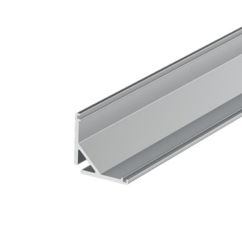 Angular Aluminum Profile 1616 for Led Strip - Anodized 3mt - Complete Kit en