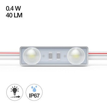 Modulo Led per insegne da 0.4W 12V con 2 LED SMD2835 160D