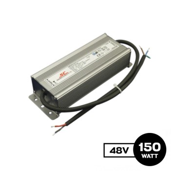 SCPOWER 150W 48V IP66 Dimmable TRIAC Phase Cut Power Supply -