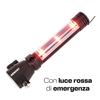 RENOGY | Torcia led portatile mutifunzione luce fino a 200mt