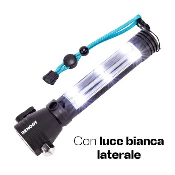 RENOGY | Torcia led portatile mutifunzione luce fino a 200mt