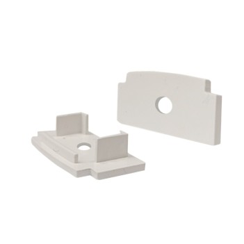 Set of 2 plugs with hole for plasterboard profile 6214 en