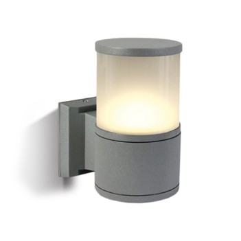 Wall light with E27 socket Tube series 220V IP54 - Gray en