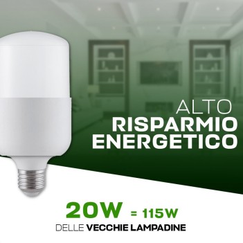 Led Bulb T126 Bulb E27 20W 1750lm 4000K en