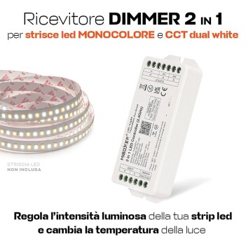 MiBoxer Mi Light FUT035S+ Ricevitore RF 20A per Strip Led