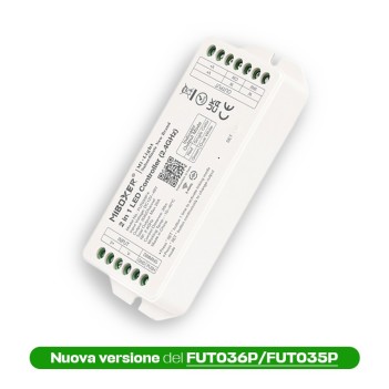 MiBoxer Mi Light FUT035S+ Ricevitore RF 20A per Strip Led Monocolore e CCT Dual White 12/24/48V