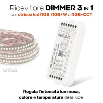 MiBoxer Mi Light FUT037P+ Ricevitore RF 20A per Strip Led