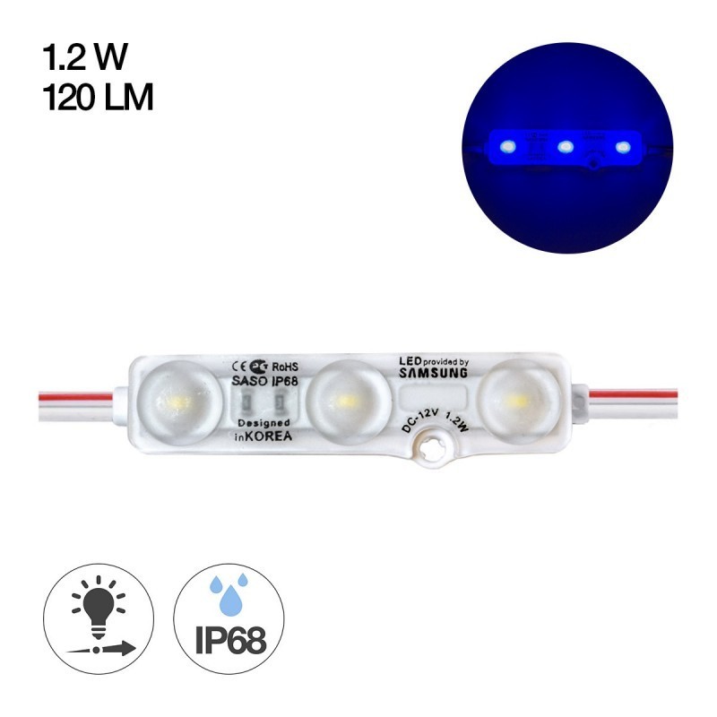 Xt Auto Blue 12 V 15 LED 30 cm flexibles, wasserdichtes  Unterboden-Lichtleistenpaket für Autos – Oceanbargains