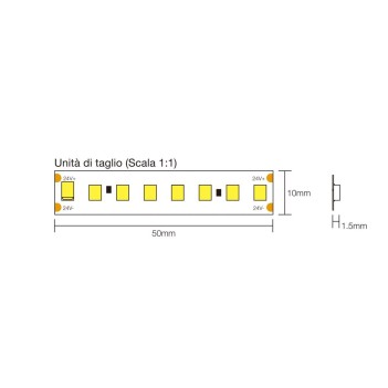 KING LED | Striscia Led ad alta efficienza luminosa 96W 24V 18.250 lm