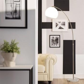 Led Floor Lamp Series CROMO 180 cm E27 socket - Led Floor Lamp Archway