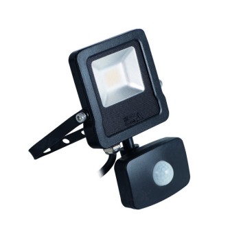 Faro Proiettore a Led da Esterno Nero 10W 800lm IP65 con