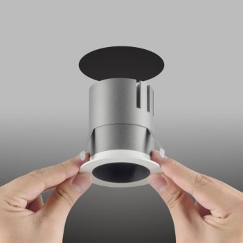 Spotlight Led 9W 160lm 36D 230V recessed hole 60mm IP20 UGR14 minispot color