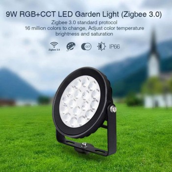 MiBoxer Mi-Light Garden Spotlight 220V 9W RGB+CCT ZigBee 3.0 FUTC02Z en