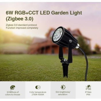 MiBoxer Mi-Light Faretto con picchetto da Giardino 220V 6W