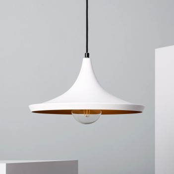 PRESLEY Suspension Lamp with E27 Socket - White en