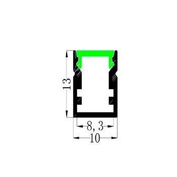 SuperSlim Aluminum Profile 7mm L047 for Led Strip - Anodized