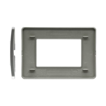 Frame Plate 3 Modules Dark Steel - Matix Series Compatible en