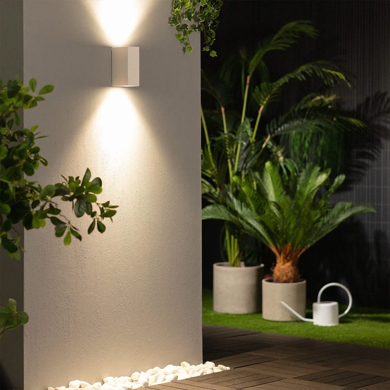 Applique da Muro Up&Down per 2 Faretti Led GU10 220V IP54 – MISENO Bianco Applique da Muro Up&Down per 2 Faretti Led GU10 220V IP54 – MISENO Bianco