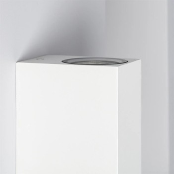 Applique da Muro Up&Down per 2 Faretti Led GU10 220V IP54 – MISENO Bianco