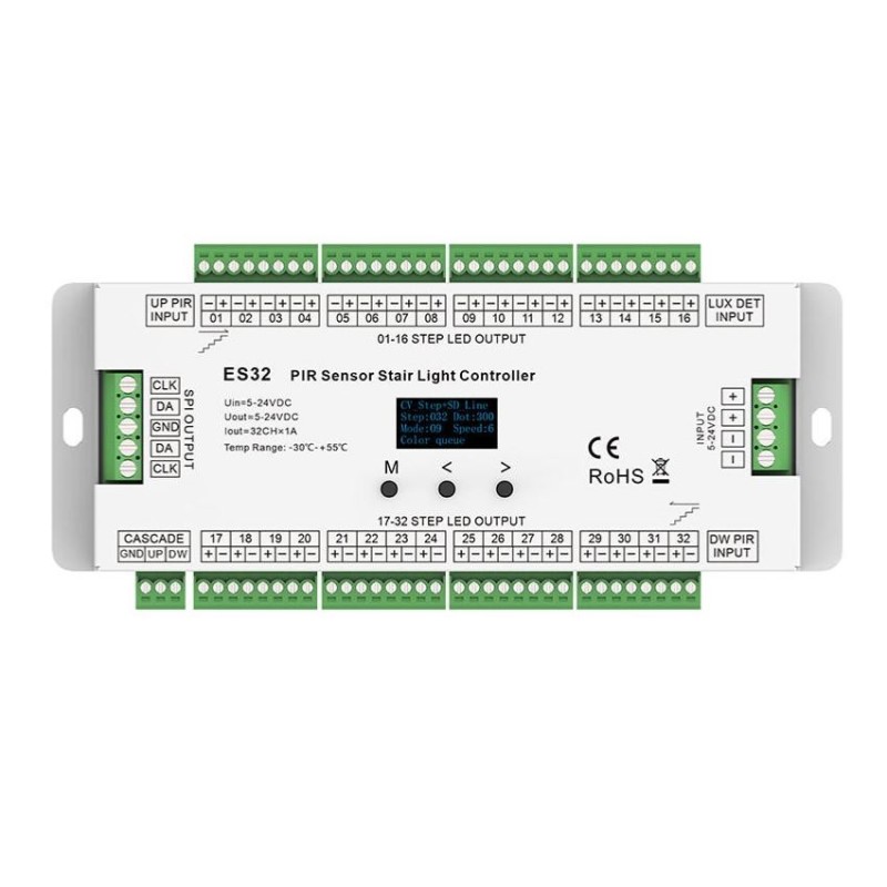 Controller ES32 per accensione sequenziale di strisce led