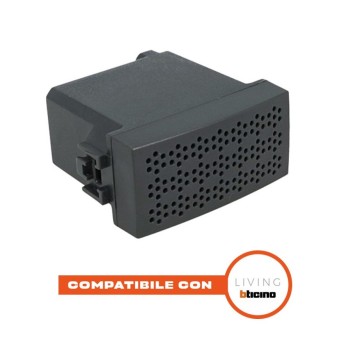 Ronzatore 6A 220V Nero - Compatibile Bticino Living su