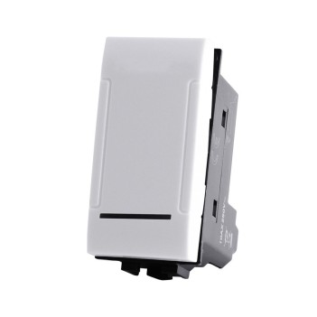 Switch 1 Module 1 Pole 16A White compatible with Bticino Living