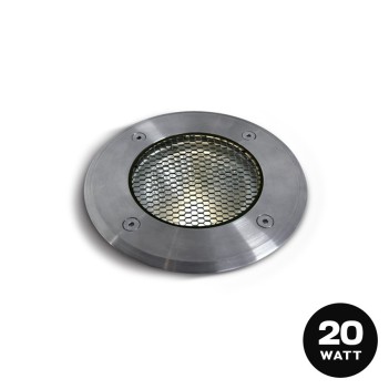Walkway 20W 25D IP67 round stainless steel dimmable walkable and driveway marker