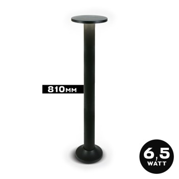 Garden stake 6.5W 3000K Mush series 81cm 220V IP54 - Black