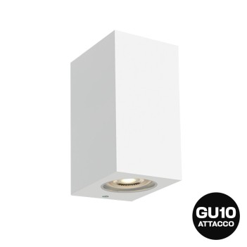 Wall light with GU10 socket Garden series 220V IP65 - White