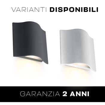 KING LED | Applique da esterno colore antracite 6W impermeabile IP54