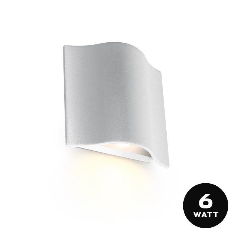 Wall light 6W 400lm 120mm Garden series 220V IP54 - White