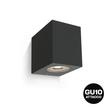 Wall light with GU10 socket Garden series 90mm 220V IP65 - Anthracite