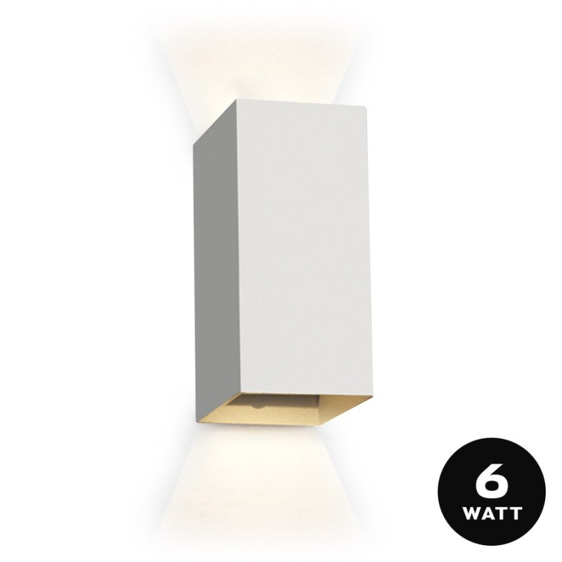 Wall light 6W 400lm 3000K 166mm Garden series 220V IP54 - White