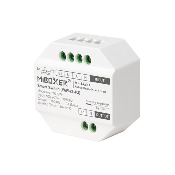 Miboxer WL-SW1 mini modulo Wifi+RF 10A per interruttori/prese 230V
