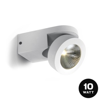 Applique da muro 10W 900lm serie Moving 220V IP20 3000K - Bianco