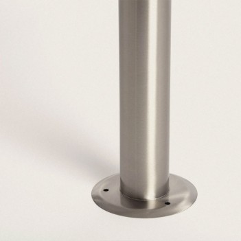 Garden bollard with E27 socket Inox series 50cm 220V IP44 - Anodised